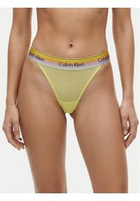 Calvin Klein Underwear Stringi LV00QF8856 Zielony. Kolor: zielony. Materiał: syntetyk #1