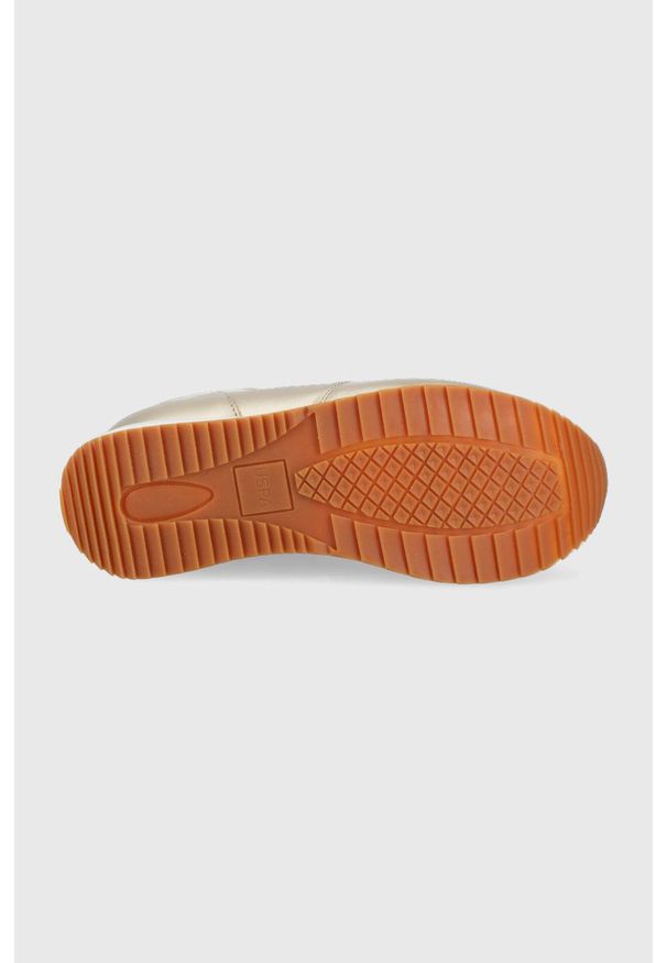 U.S. Polo Assn. sneakersy kolor złoty. Zapięcie: sznurówki. Kolor: złoty. Materiał: guma. Obcas: na platformie