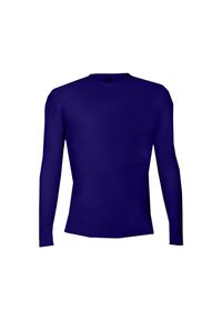 BADGER SPORT - Koszulka z długim rękawem Pro Compression Adults Men Round Neck Undershirt. Kolor: fioletowy. Długość rękawa: długi rękaw. Długość: długie