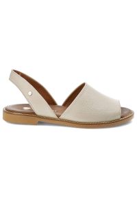 Beżowe Sandały Armodo Eleganckie Buty Damskie. Okazja: na co dzień. Zapięcie: pasek. Kolor: beżowy. Styl: elegancki #8