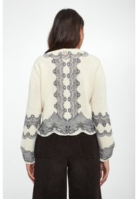 Twinset Milano - Sweter damski wełniany TWINSET. Materiał: wełna #3