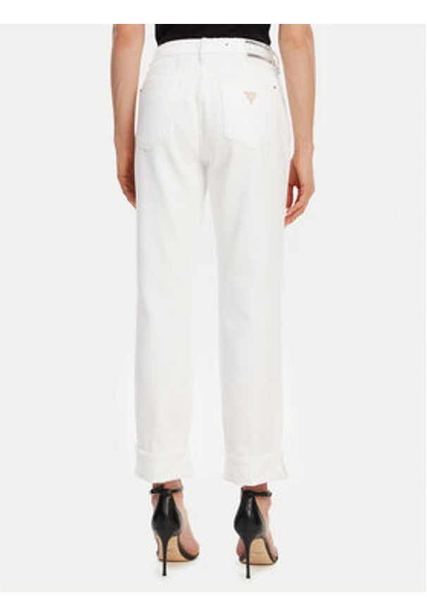 Guess Jeansy 172925 Biały Relaxed Fit. Kolor: biały
