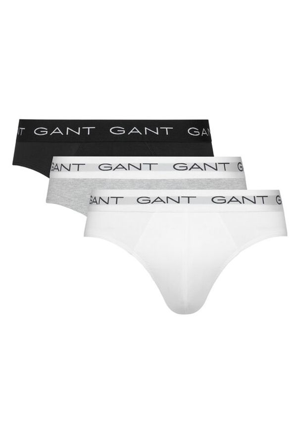 GANT - Gant Komplet 3 par slipów 900023001 Kolorowy. Materiał: bawełna. Wzór: kolorowy