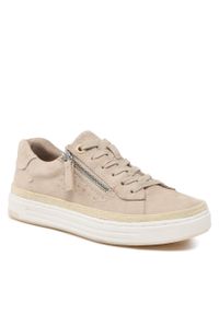 Sneakersy Jana 8-23670-20 Beige 400. Kolor: beżowy