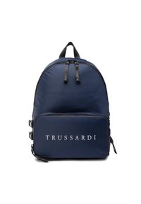 Trussardi Jeans - Plecak Trussardi. Kolor: niebieski #1