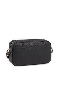 TOMMY HILFIGER - Tommy Hilfiger Torebka Th Emblem Camera Bag AW0AW15179 Czarny. Kolor: czarny. Materiał: skórzane #3