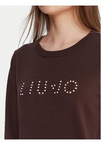 Liu Jo Sweter TF5248 MS63L Brązowy Regular Fit. Kolor: brązowy. Materiał: syntetyk