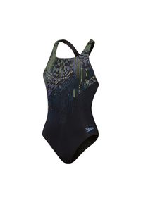 Damski kostium kąpielowy 1-częściowy Speedo Eco+M. Kolor: czarny, wielokolorowy, zielony #1