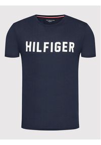 TOMMY HILFIGER - Tommy Hilfiger T-Shirt Ss Tee UM0UM02011 Granatowy Regular Fit. Kolor: niebieski. Materiał: bawełna #2