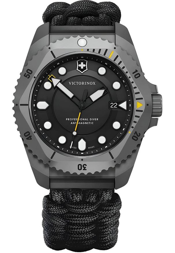 VICTORINOX - Zegarek Victorinox Zegarek męski Victorinox 241993.1 czarny. Kolor: czarny