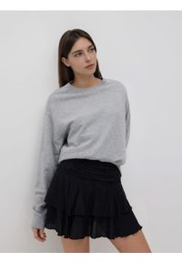 Reserved - Spódnico-szorty z lyocellem - czarny. Kolor: czarny. Materiał: wiskoza