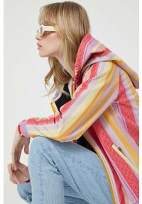 Femi Stories kurtka Wave damska. Okazja: na co dzień. Materiał: materiał, softshell. Długość rękawa: raglanowy rękaw. Styl: casual #1