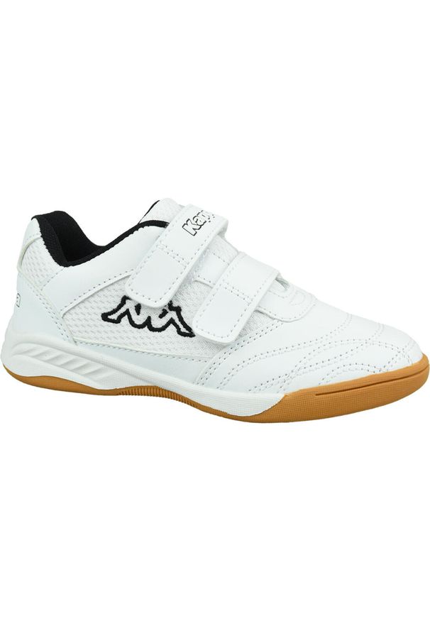 Buty halowe dla dzieci Kappa Kickoff K. Kolor: biały. Sport: turystyka piesza