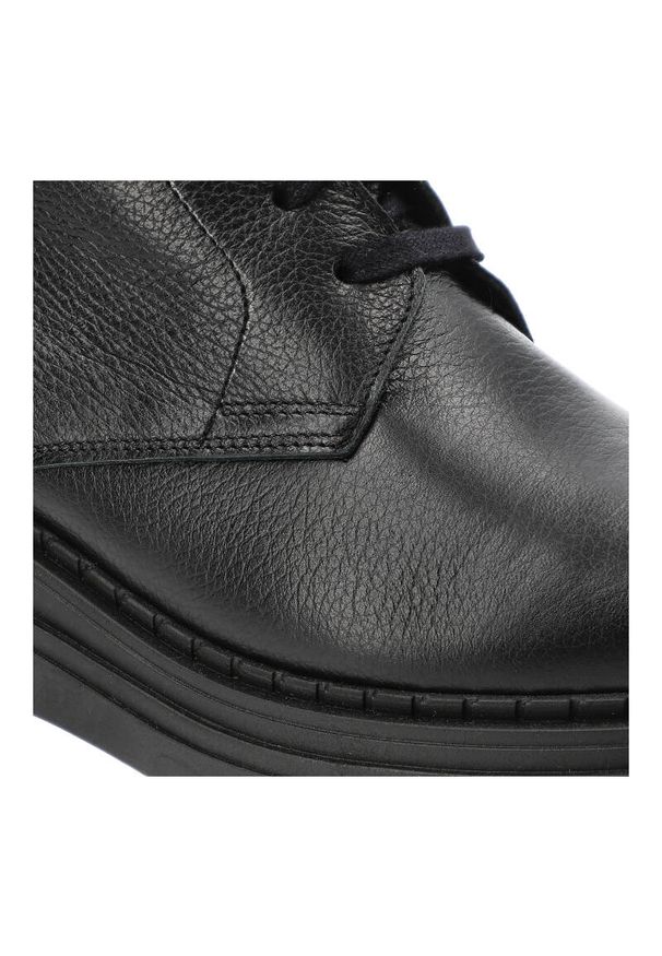 Czarne Botki Armodo Wygodne Buty Damskie. Okazja: na co dzień. Zapięcie: klamry. Kolor: czarny. Materiał: skóra. Obcas: na obcasie. Styl: casual, klasyczny, elegancki. Wysokość obcasa: niski