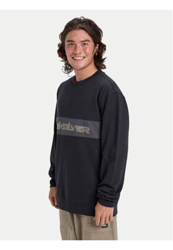 Quiksilver Bluza Cb EQYFT05152 Szary Comfort Fit. Kolor: szary. Materiał: bawełna