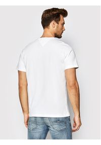 Tommy Jeans T-Shirt Classic DM0DM09598 Biały Regular Fit. Kolor: biały. Materiał: bawełna