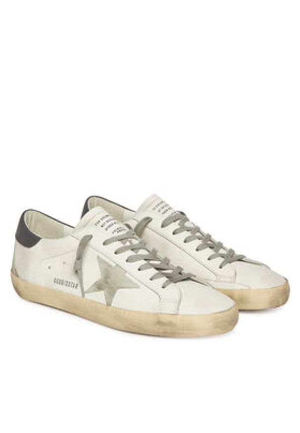 GOLDEN GOOSE - Golden Goose Sneakersy Super Star Classic With Spur GMF00102.F006113.11915 Biały. Kolor: biały. Materiał: skóra