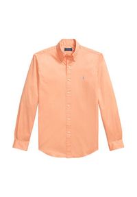 Polo Ralph Lauren Koszula 710B20512010 Pomarańczowy jasny Custom Fit. Typ kołnierza: polo. Kolor: pomarańczowy. Materiał: bawełna #5