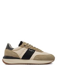 Pepe Jeans Sneakersy Buster Tape PMS60006 Beżowy. Kolor: beżowy #1
