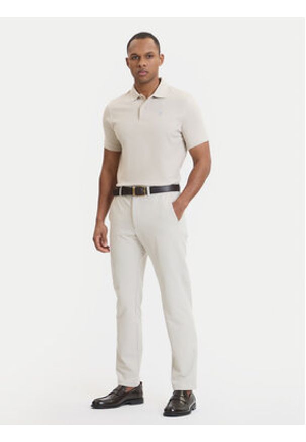 Barbour Polo Original Sports MML0358BE12 Beżowy Regular Fit. Typ kołnierza: polo. Kolor: beżowy. Materiał: bawełna