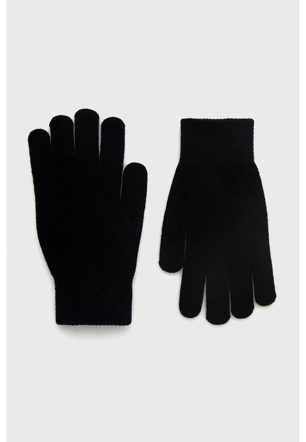 Jack & Jones - Rękawiczki. Kolor: czarny