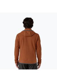 Bluza trekkingowa męska Patagonia R1 Air Full-Zip. Kolor: brązowy