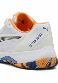 Buty do padla Puma Nova Court. Kolor: biały, czarny, niebieski, wielokolorowy