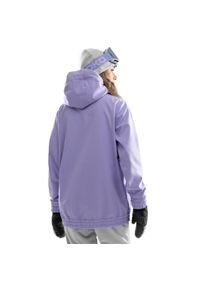 Damska kurtka snowboardowa Sporty zimowe SIROKO W3-W Halti. Kolor: fioletowy. Materiał: materiał, softshell. Sezon: zima. Sport: snowboard