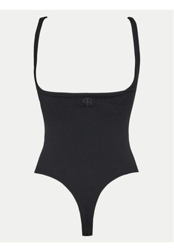 Reebok Body Bodysuit 100201904 Czarny Slim Fit. Kolor: czarny. Materiał: syntetyk