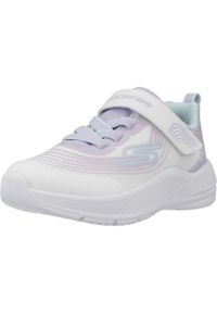 skechers - Tenisówki Skechers Model Microspec Advance Kolor Biały. Kolor: biały. Materiał: syntetyk, tkanina. Model: Skechers Sport. Sport: turystyka piesza