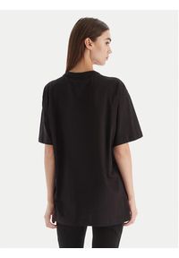 Versace Jeans Couture T-Shirt 79GAHT06 CJ00T Czarny Regular Fit. Kolor: czarny. Materiał: bawełna #10