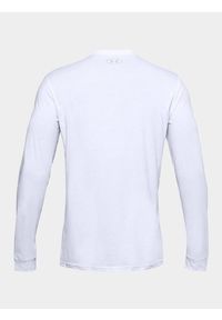 Under Armour - Koszulka longsleeve fitness męska UNDER ARMOUR z długim rękawem. Kolor: biały. Długość rękawa: długi rękaw. Długość: długie