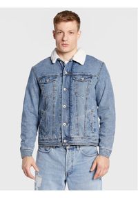 Redefined Rebel Kurtka jeansowa Raven 215116 Niebieski Regular Fit. Kolor: niebieski. Materiał: bawełna, jeans #1