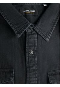 Jack & Jones - Jack&Jones Koszula Sheridan 12138115 Czarny Slim Fit. Kolor: czarny. Materiał: bawełna #5