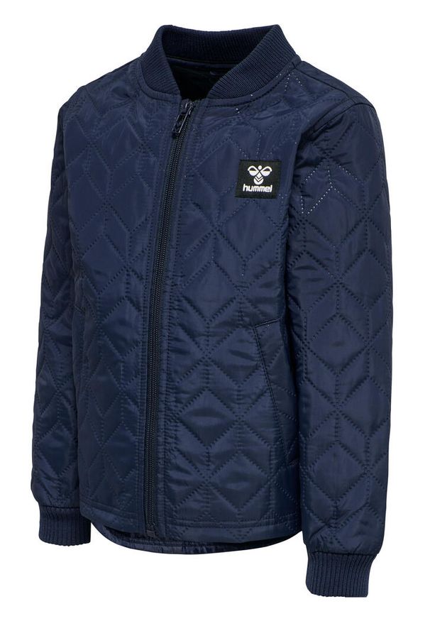 Dziecięcy dres Hummel hmlsobi mini thermoset. Okazja: na uczelnię. Kolor: niebieski, fioletowy, wielokolorowy. Materiał: dresówka. Styl: sportowy