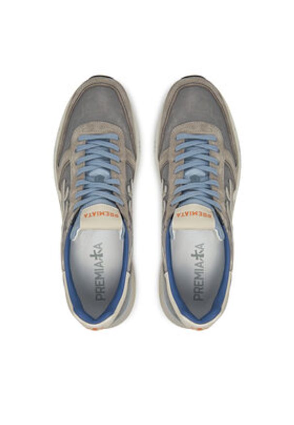 Premiata Sneakersy Mick Var 7247 Szary. Kolor: szary. Materiał: materiał