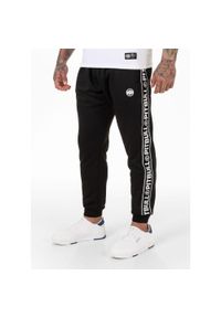 PITBULL - Spodnie męskie Oldschool Tape Logo. Kolor: czarny. Sport: fitness #1