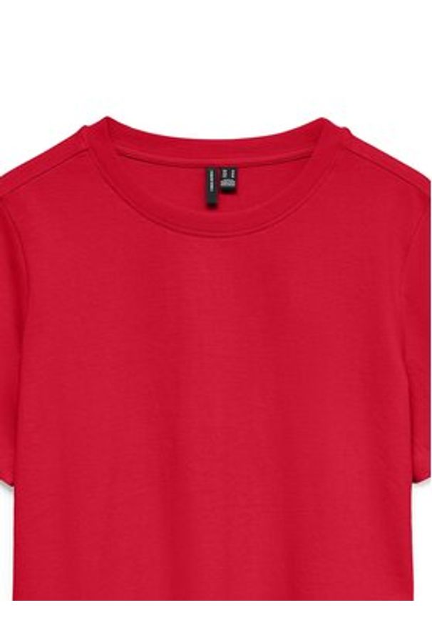 Vero Moda T-Shirt Paulina 10316991 Różowy Regular Fit. Kolor: różowy. Materiał: bawełna