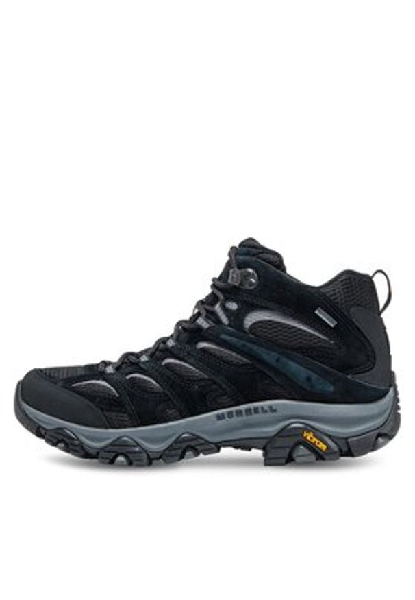 Merrell Trekkingi Moab 3 Mid Gtx J036243 Czarny. Kolor: czarny. Materiał: zamsz, skóra. Sport: turystyka piesza