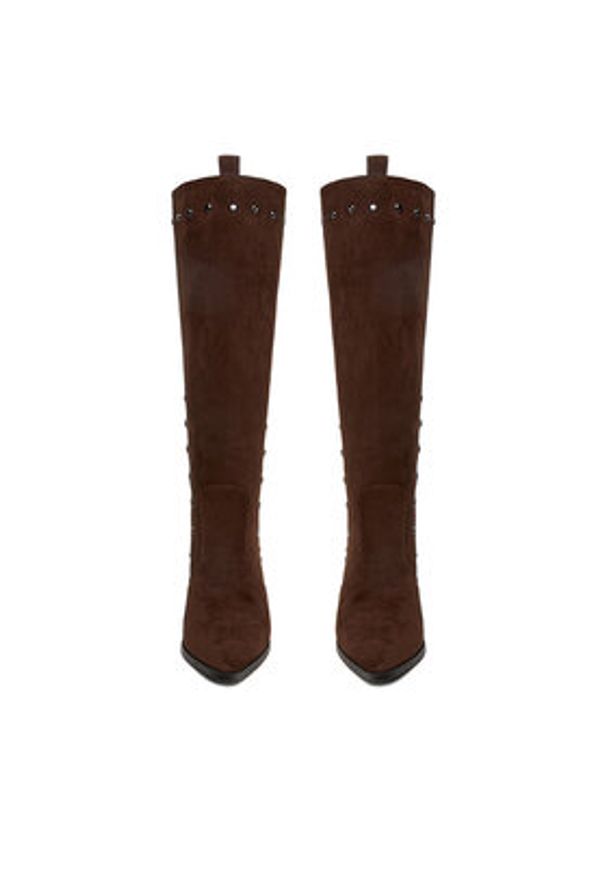 DeeZee Kozaki CEO-HY900735-5 Brązowy. Kolor: brązowy. Materiał: materiał