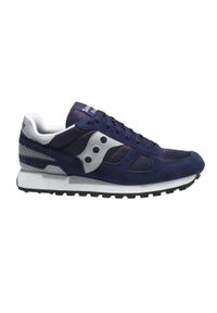 Trenerzy Saucony shadow original. Kolor: wielokolorowy, niebieski, szary. Materiał: materiał