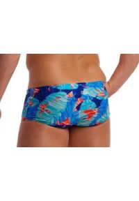 FUNKITA - Kąpielówki męskie spodenki na basen plażę Funky Trunks Lotsa Leaves. Kolor: niebieski