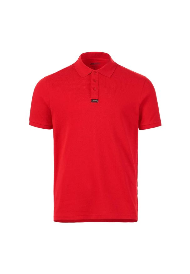 Polo Musto Essential Pique. Typ kołnierza: polo. Kolor: czerwony