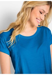 bonprix - Koszulka boxy. Kolor: niebieski. Długość rękawa: krótki rękaw. Długość: krótkie #3