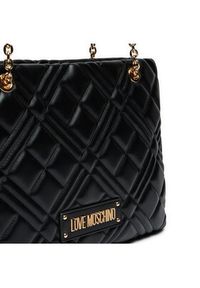 Love Moschino - LOVE MOSCHINO Torebka JC4145PP1LLA0000 Czarny. Kolor: czarny. Materiał: skórzane