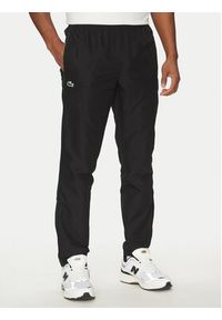 Lacoste Dres WH8987 Czarny Regular Fit. Kolor: czarny. Materiał: syntetyk #3