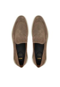BOSS Półbuty Randy Loaf 50534871 Beżowy. Kolor: beżowy. Materiał: zamsz, skóra #3