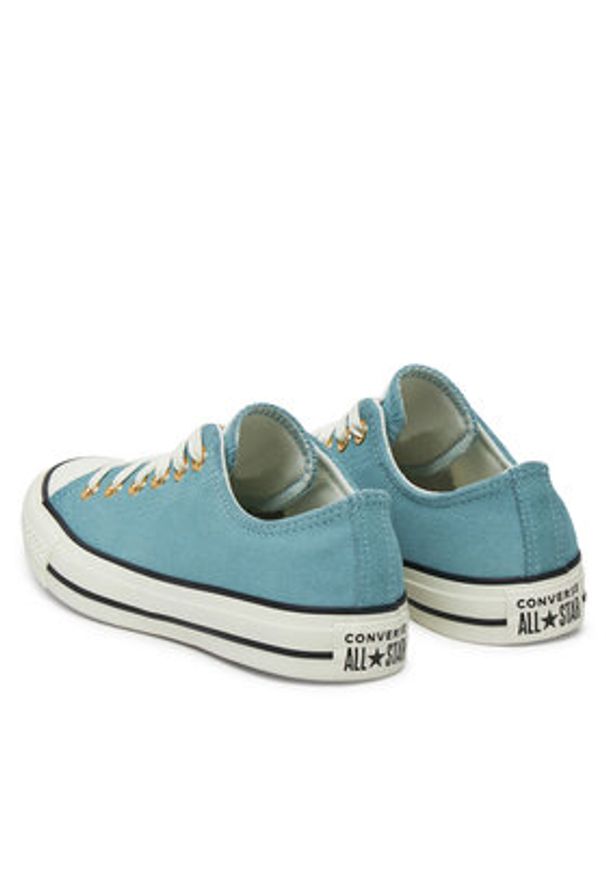 Converse Trampki Chuck Taylor All Star Leather A13817C Niebieski. Kolor: niebieski. Materiał: skóra