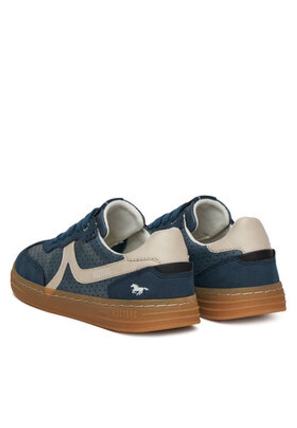 Mustang Sneakersy 1511-302 Granatowy. Kolor: niebieski. Materiał: materiał, syntetyk