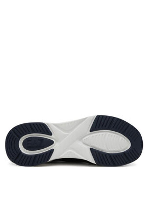 EA7 Emporio Armani Sneakersy X8X174 XK377 U547 Niebieski. Kolor: niebieski. Materiał: skóra